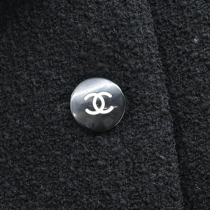 Chanel 1995 Single Breasted Jacket Black #38