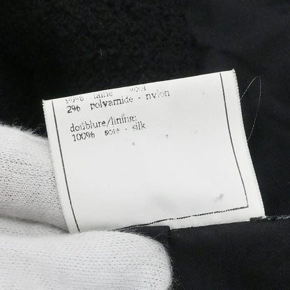Chanel 1995 Single Breasted Jacket Black #38