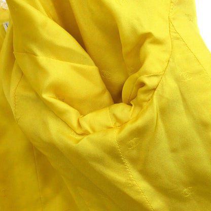 Chanel 1996 Double Breasted Jacket Tweed Yellow #42