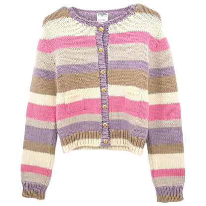 Chanel 2001 Cardigan Light Purple #38