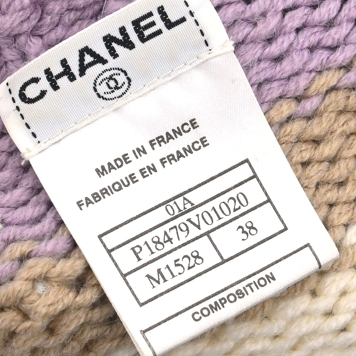 Chanel 2001 Cardigan Light Purple #38