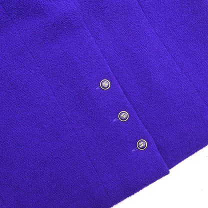Chanel 1995 Setup Suit Jacket Skirt Purple #42