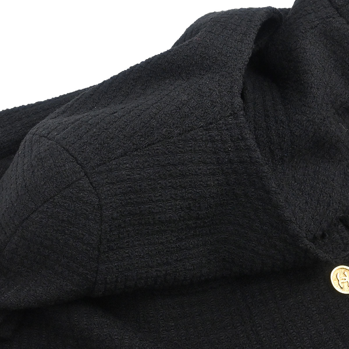 Chanel 1990-1991 Setup Suit Jacket Skirt Black #42