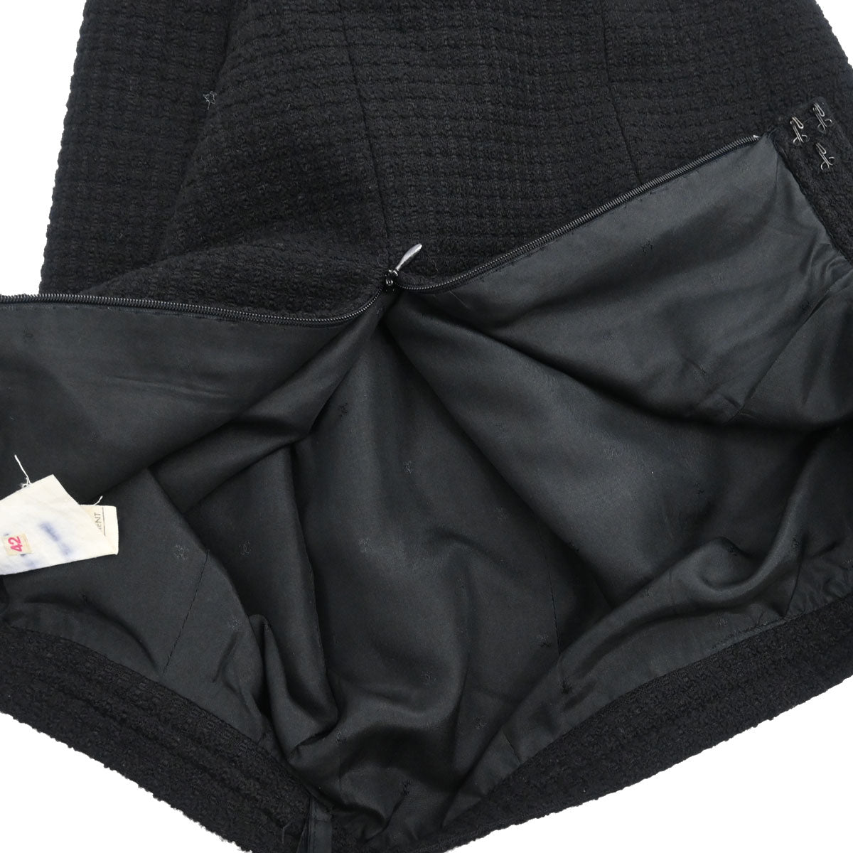 Chanel 1990-1991 Setup Suit Jacket Skirt Black #42