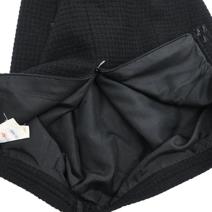Chanel 1990-1991 Setup Suit Jacket Skirt Black #42