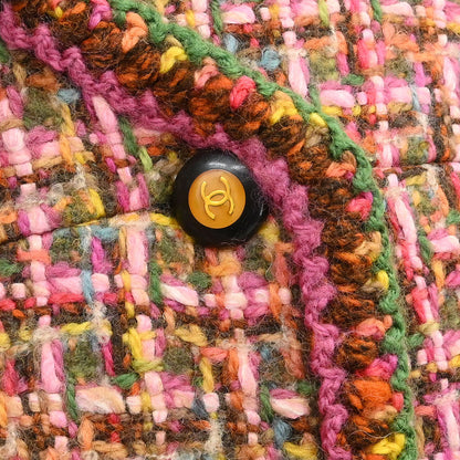 Chanel 2001 Single Breasted Coat Pink #38