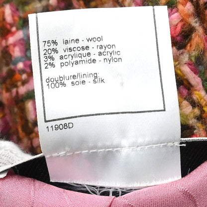 Chanel 2001 Single Breasted Coat Pink #38