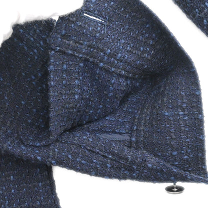 Chanel 2001 Single Breasted Jacket Navy #38