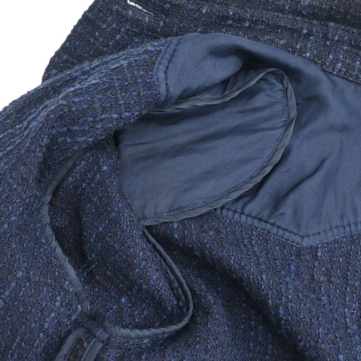 Chanel 2001 Single Breasted Jacket Navy #38