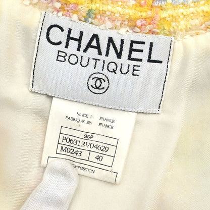 Chanel 1996 Double Breasted Jacket Yellow #40