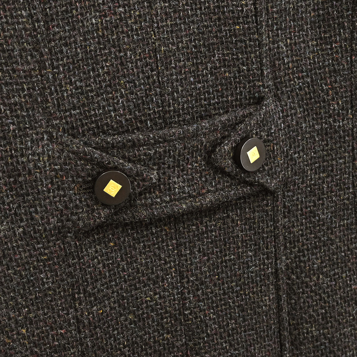 Chanel 1996 Single Breasted Jacket Coat Brown #38