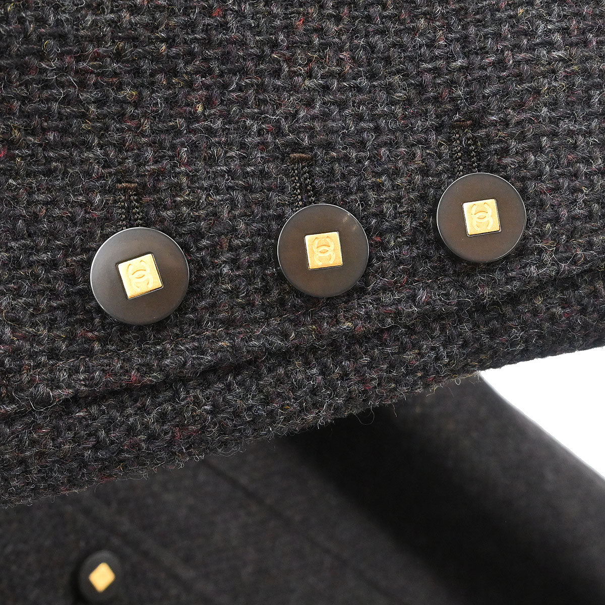 Chanel 1996 Single Breasted Jacket Coat Brown #38