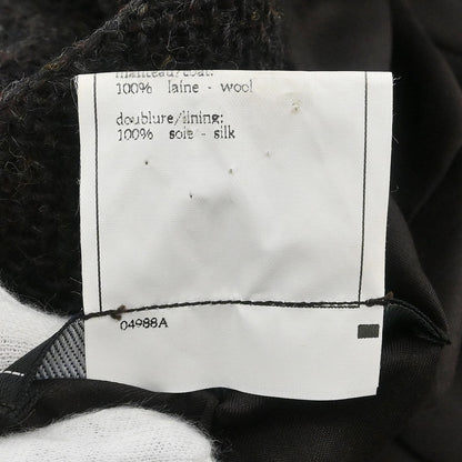 Chanel 1996 Single Breasted Jacket Coat Brown #38