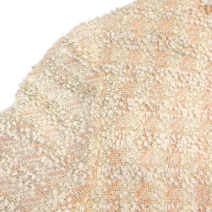 Chanel 1994 Setup Suit Jacket Skirt Tweed Off-white #36