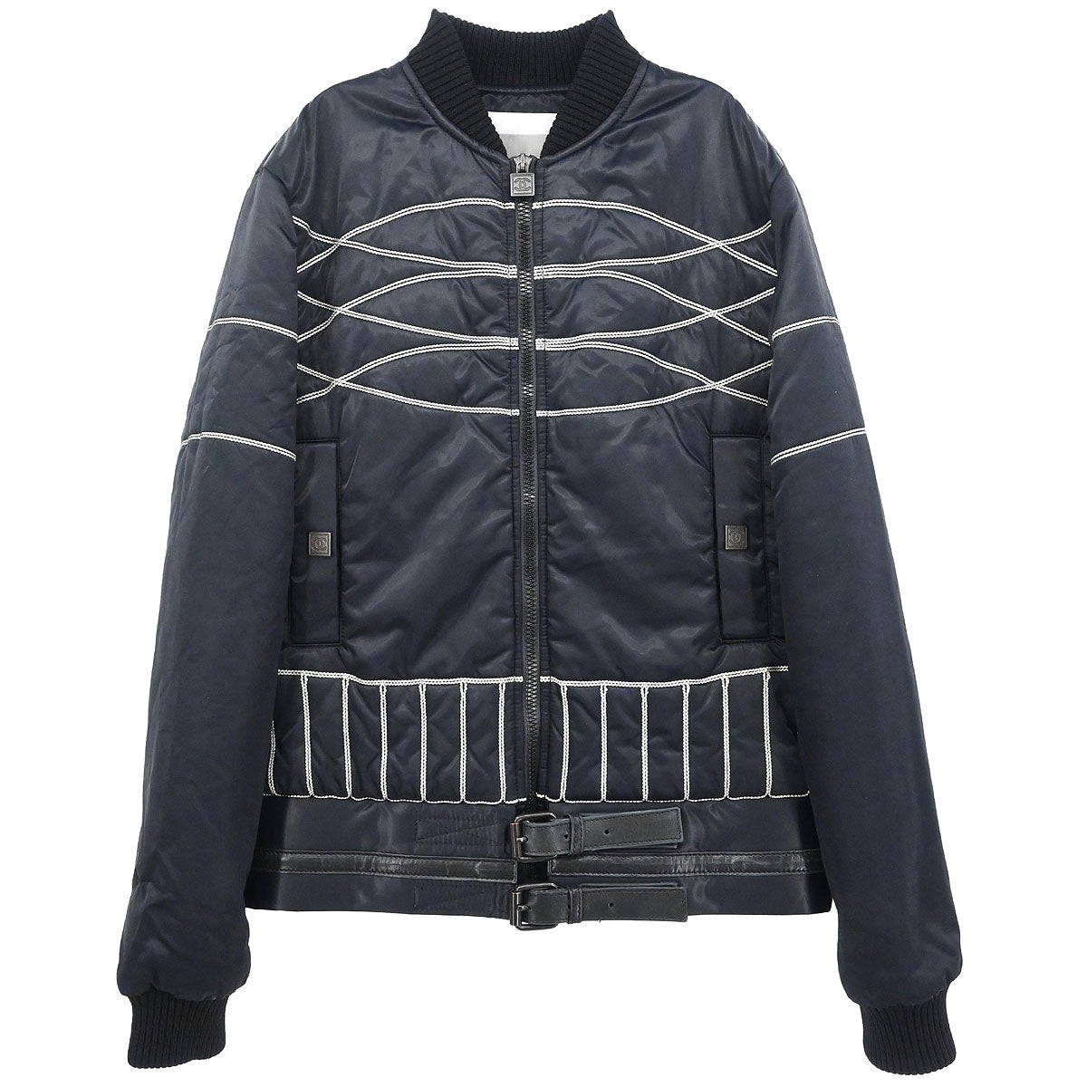 Chanel 2006 Sport Line Zip Up Jacket Black  #36