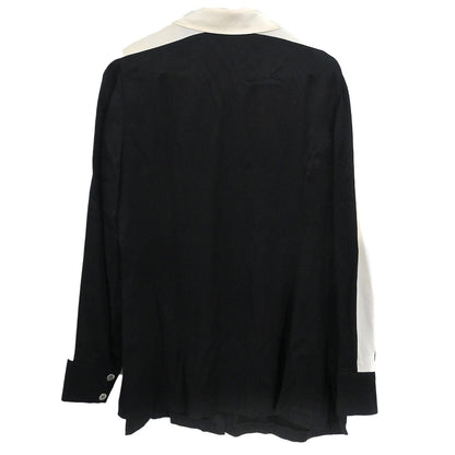 Chanel 1998 Blouse Shirt Black #42