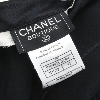 Chanel 1998 Blouse Shirt Black #42