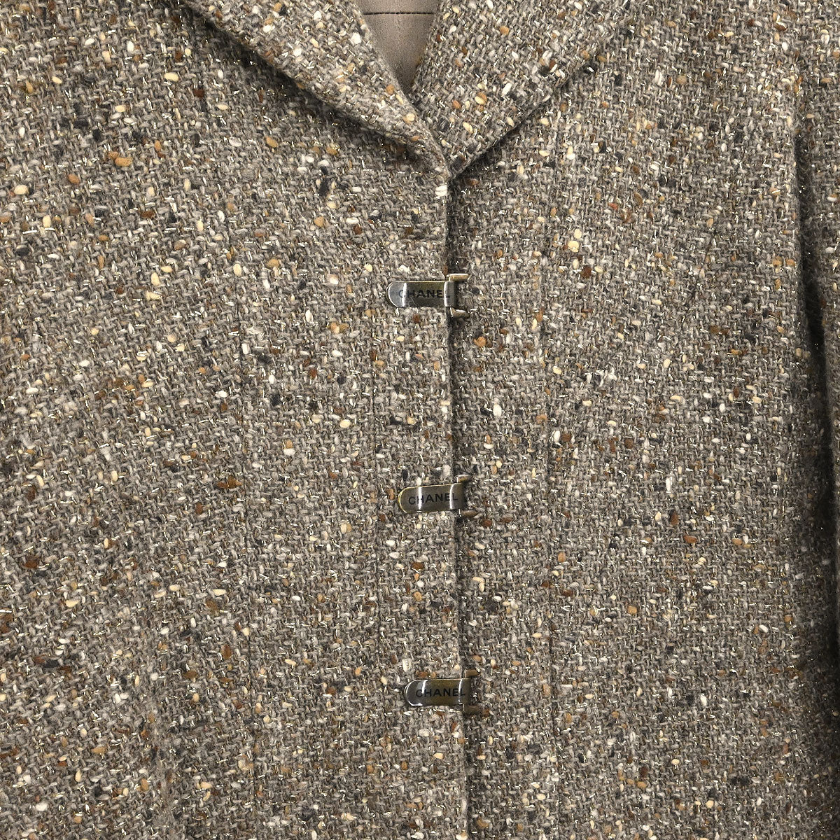 Chanel 1999 Single Breasted Jacket Brown #36