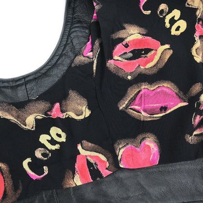 Chanel 1995 Sleeveless Single Breasted Jacket Black #38