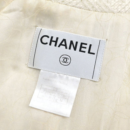 Chanel 2007 Single Breasted Jacket White #34