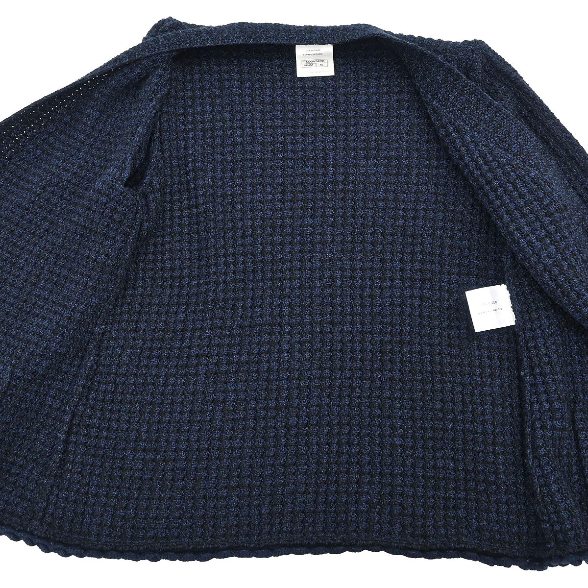 Chanel 2012 Tweed Cardigan Jacket Navy #40