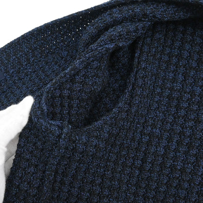Chanel 2012 Tweed Cardigan Jacket Navy #40