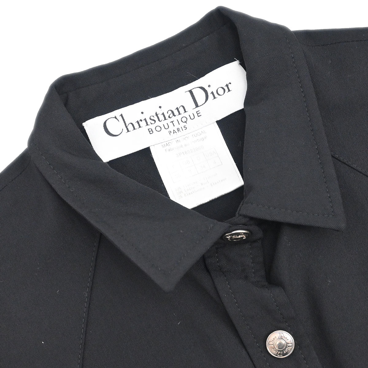 Christian Dior 2003 Shirt Blouse Black #36