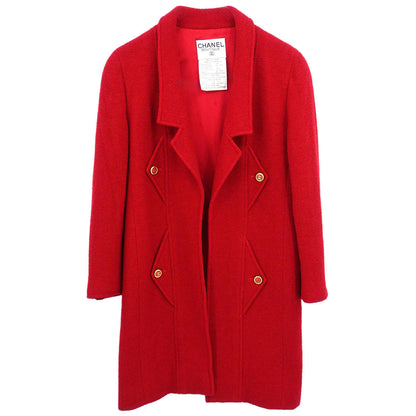 Chanel 1994 Coat Red #36