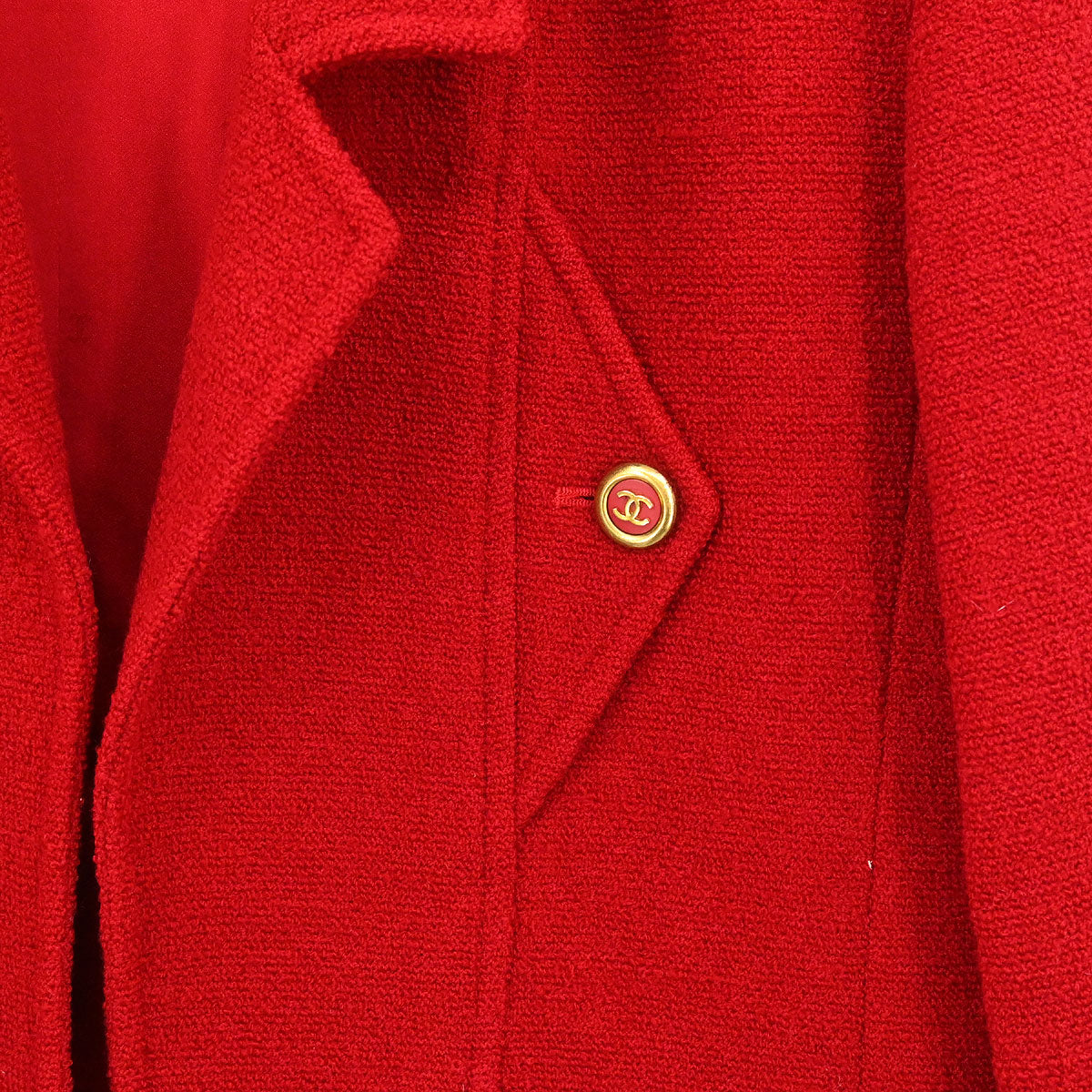 Chanel 1994 Coat Red #36