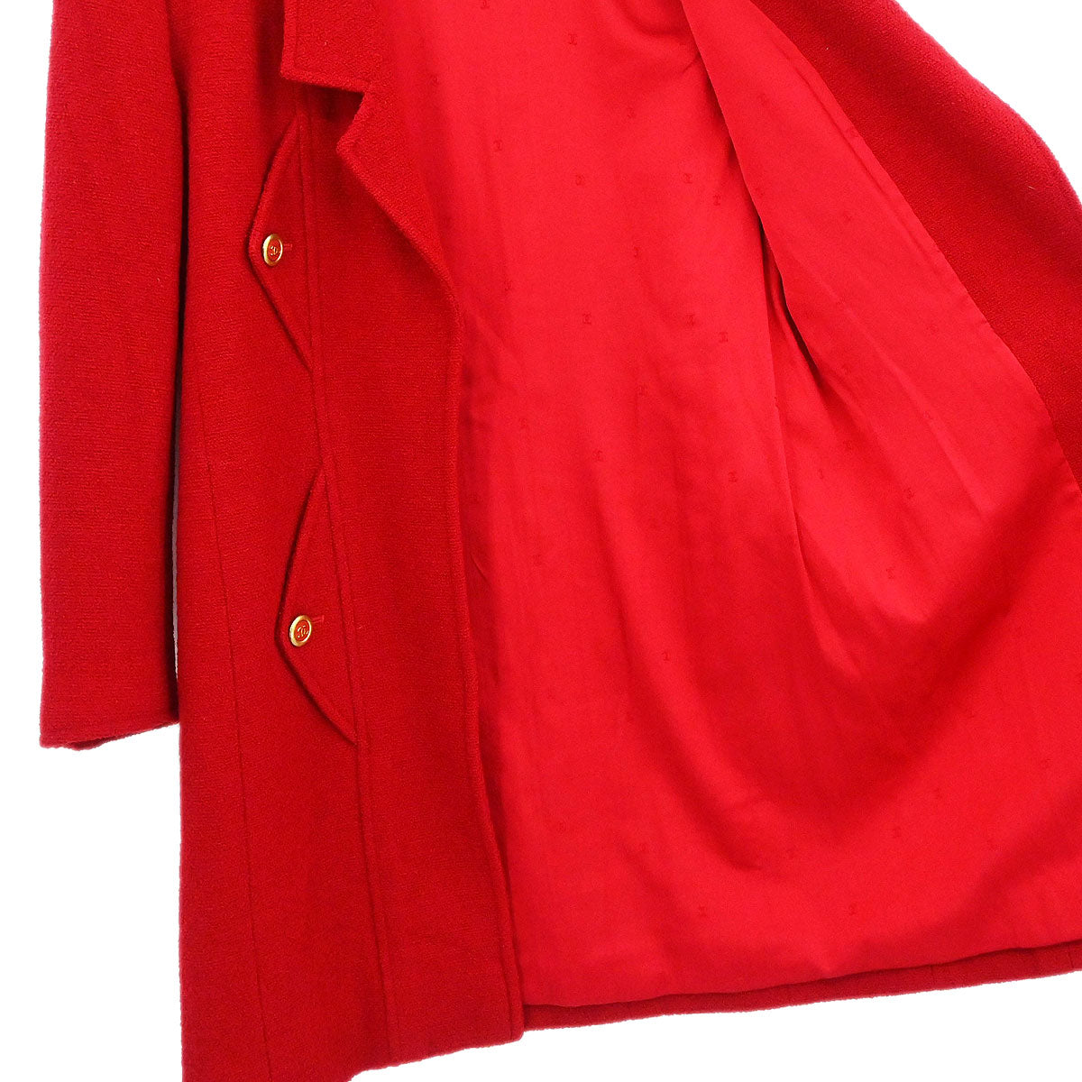 Chanel 1994 Coat Red #36
