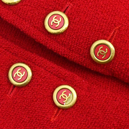 Chanel 1994 Coat Red #36