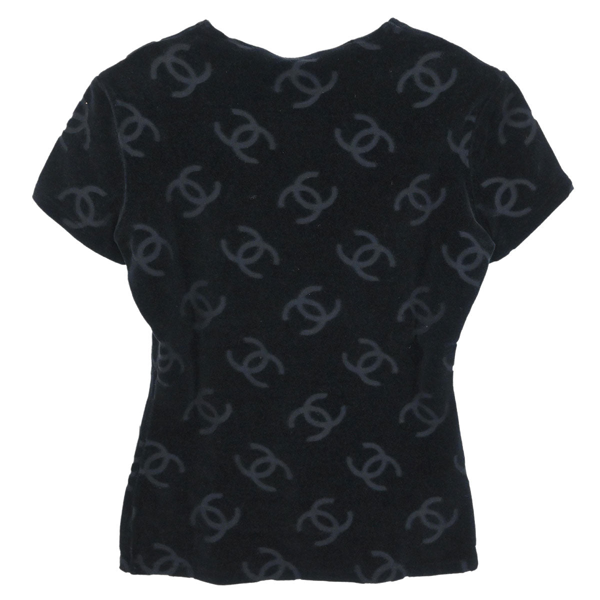 Chanel Short Sleeve Top Black #40
