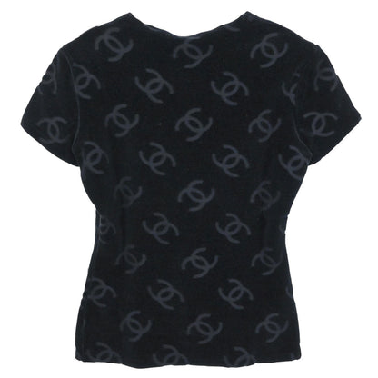 Chanel Short Sleeve Top Black #40