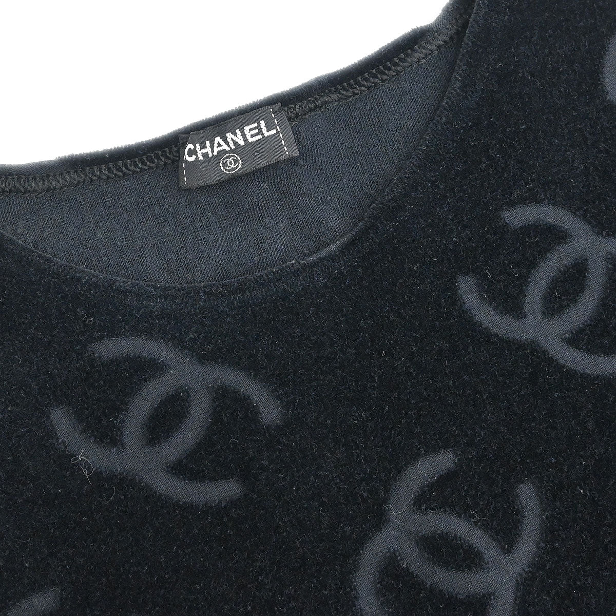 Chanel Short Sleeve Top Black #40