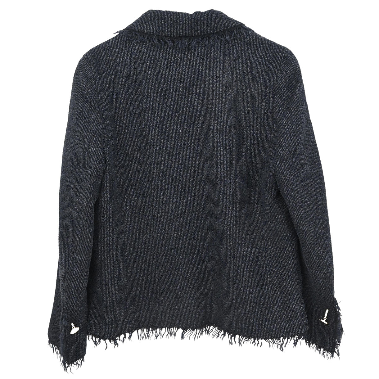 Chanel 2004 Single Breasted Jacket Black #42