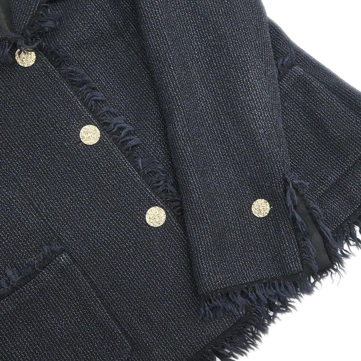 Chanel 2004 Single Breasted Jacket Black #42