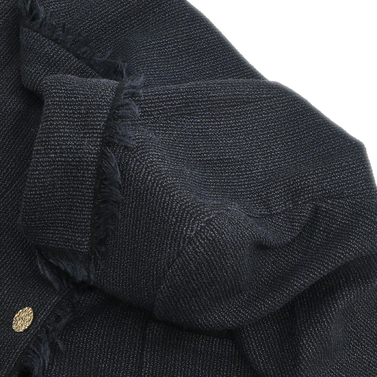 Chanel 2004 Single Breasted Jacket Black #42