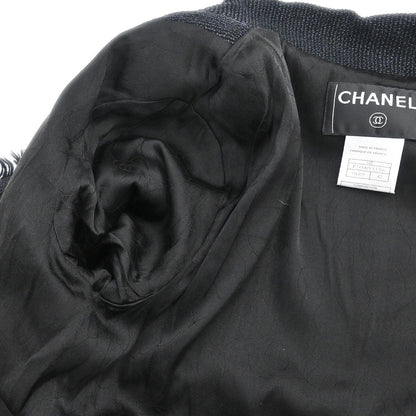 Chanel 2004 Single Breasted Jacket Black #42