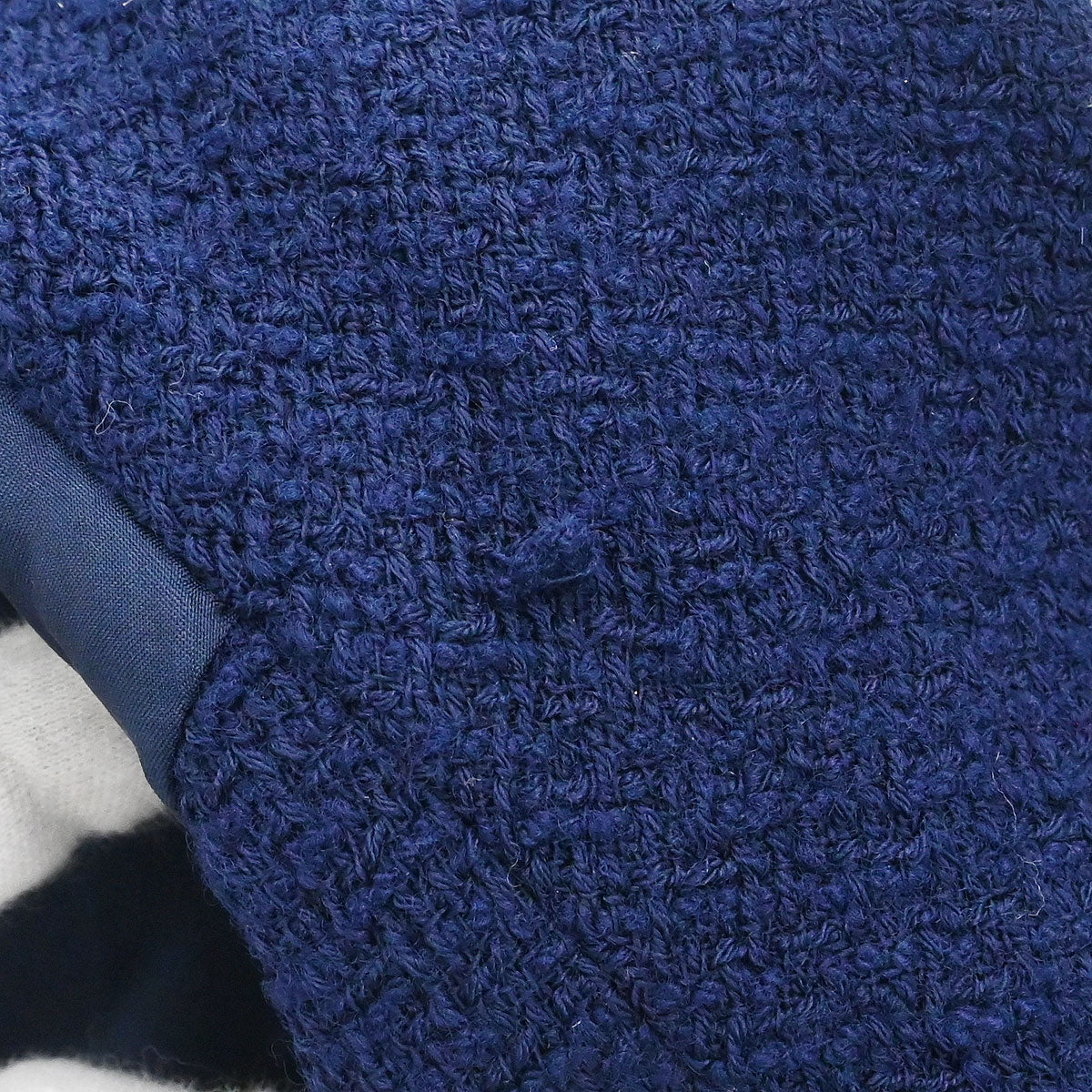 Chanel Setup Suit Jacket Skirt Navy #38