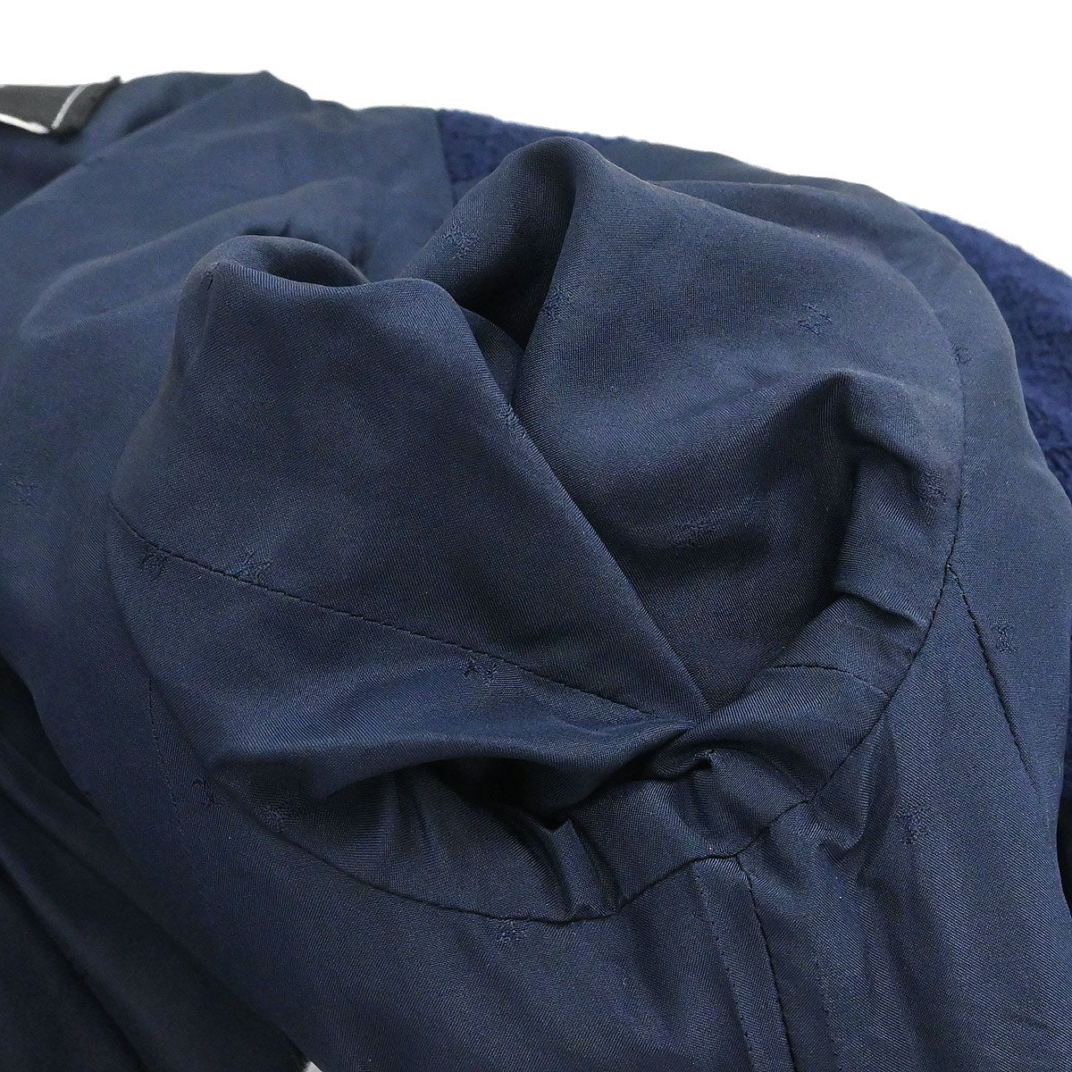 Chanel Setup Suit Jacket Skirt Navy #38