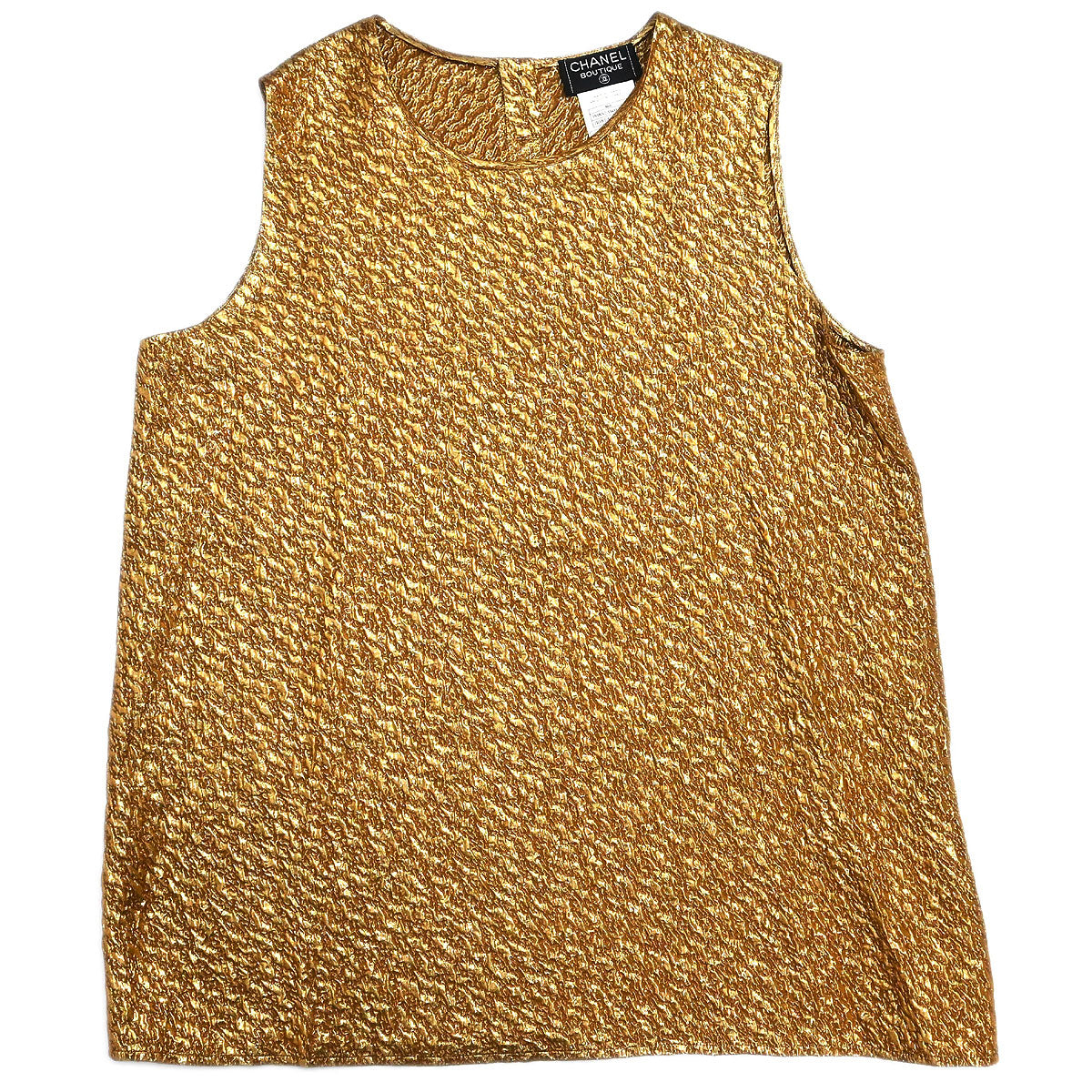 Chanel 1996 3 Setup Suit Jacket Top Skirt Brown #44