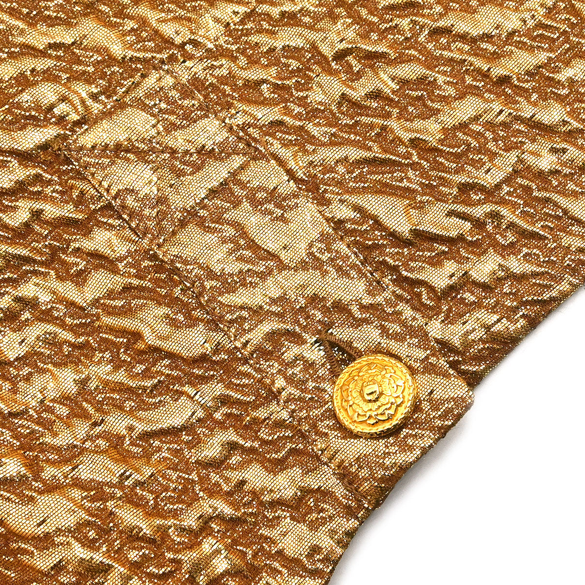 Chanel 1996 3 Setup Suit Jacket Top Skirt Brown #44