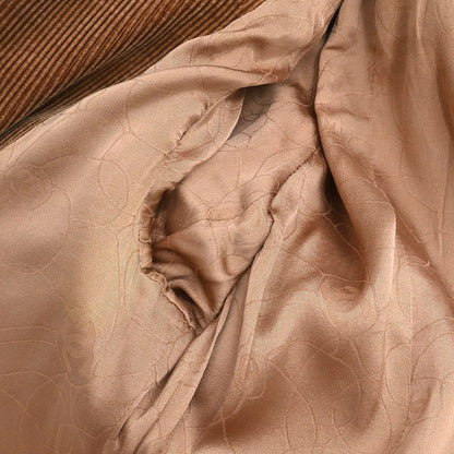 Chanel Single Breasted Jacket Brown #38