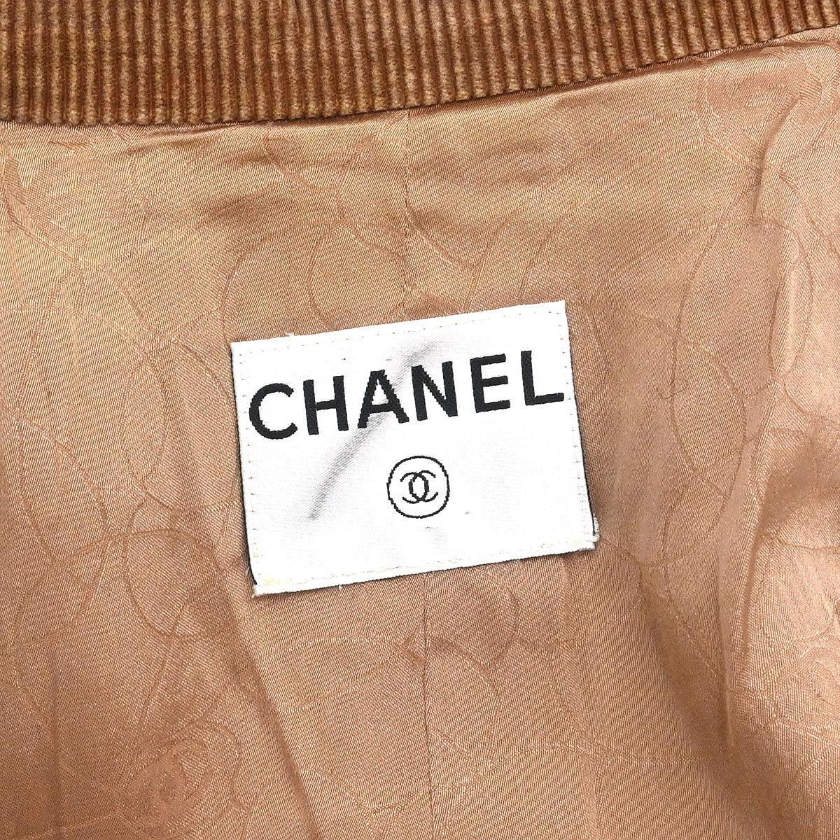 Chanel Single Breasted Jacket Brown #38