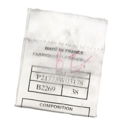 Chanel Single Breasted Jacket Brown #38