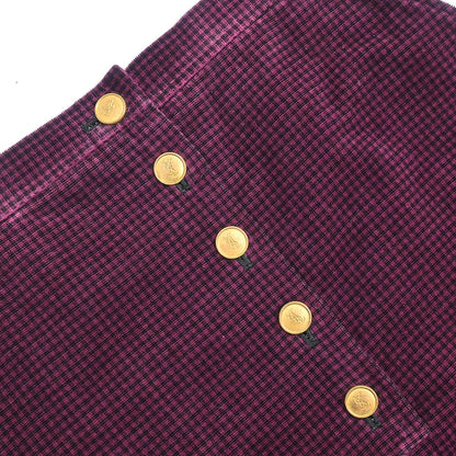 Yves Saint Laurent Setup Suit Jacket Skirt Bordeaux #M