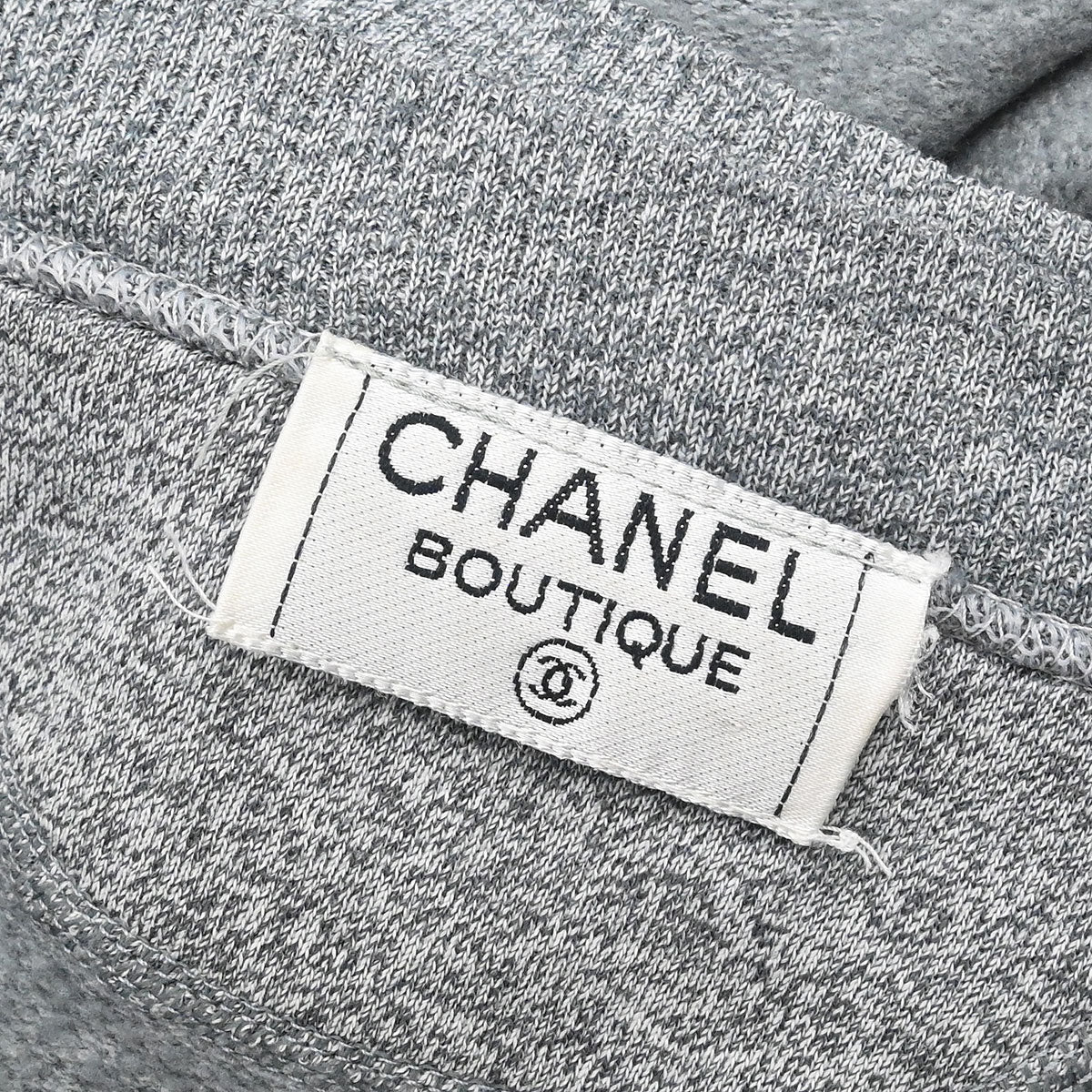 Chanel Long Sleeve Top Sweater Gray