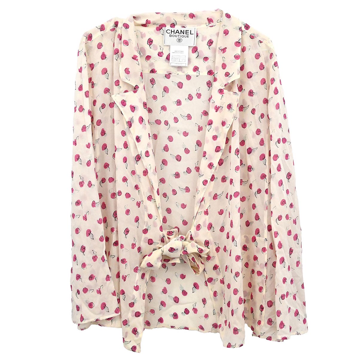 Chanel 1999 Shirt Blouse White #38