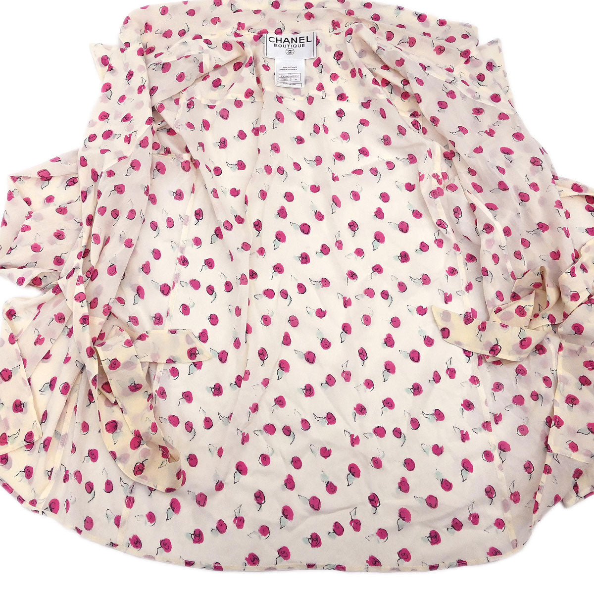 Chanel 1999 Shirt Blouse White #38