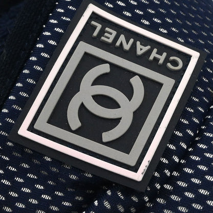 Chanel Navy Sport Line Visor Hat #One Size Small Good